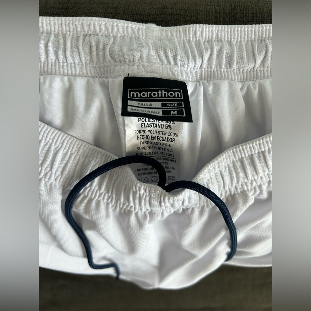Marathon Authentic Ecuador National Soccer Team White Shorts Men’s Sz: XL - Picture 4 of 5